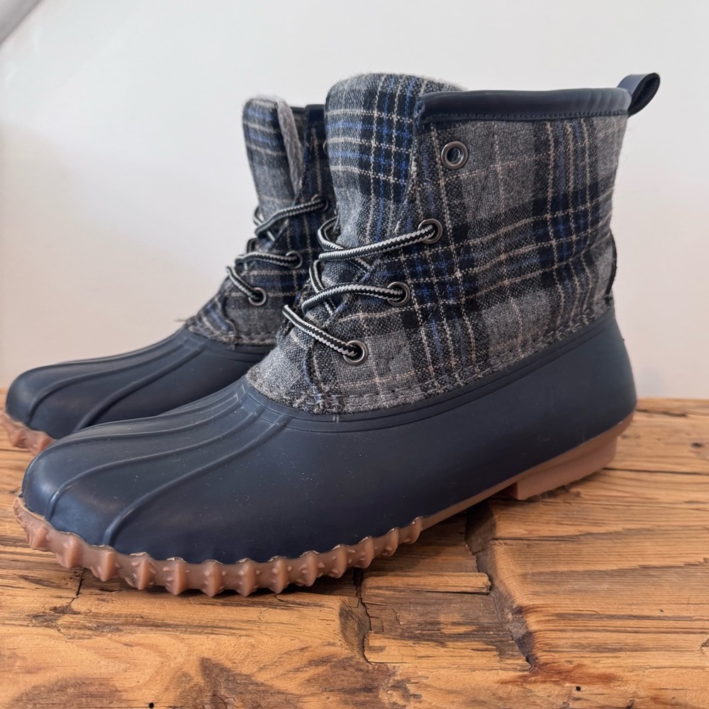 Esprit Wanda Duck Boots/ Wool Blend Upper (Like New)